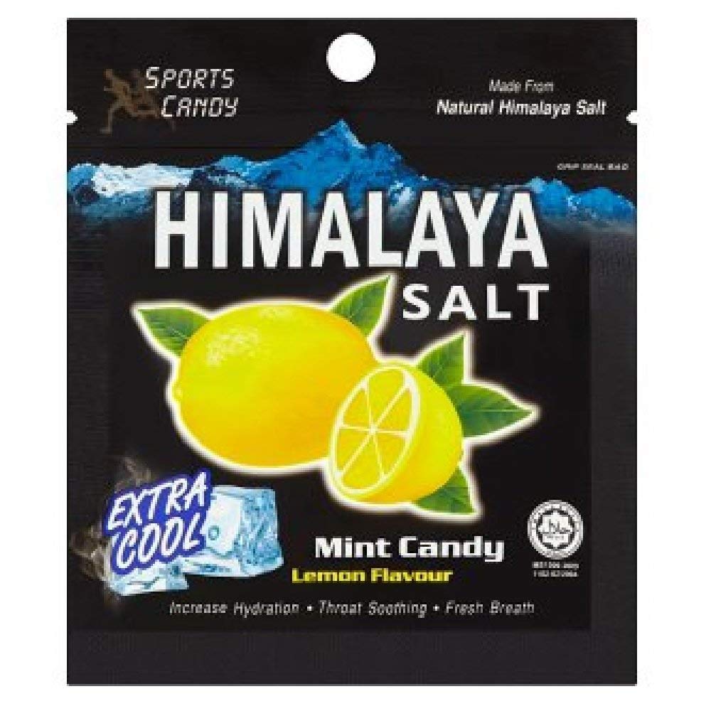 1 Box Big Foot Natural Himalaya Salt Mint Candy - Lemon Flavour ( 12 Pcs )