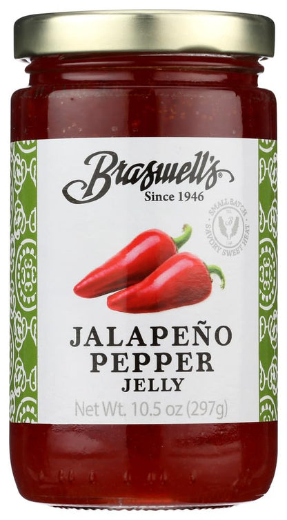 Braswell Pepper Jelly, Jalapeno, 10.5 Ounce (Pack of 6)
