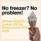 G-BOX Freeze Dried Ice Cream Cubes, Vanilla Flavor, 2.5 oz - Perfect for Camping, Outdoor, Party, NASA Space Dessert