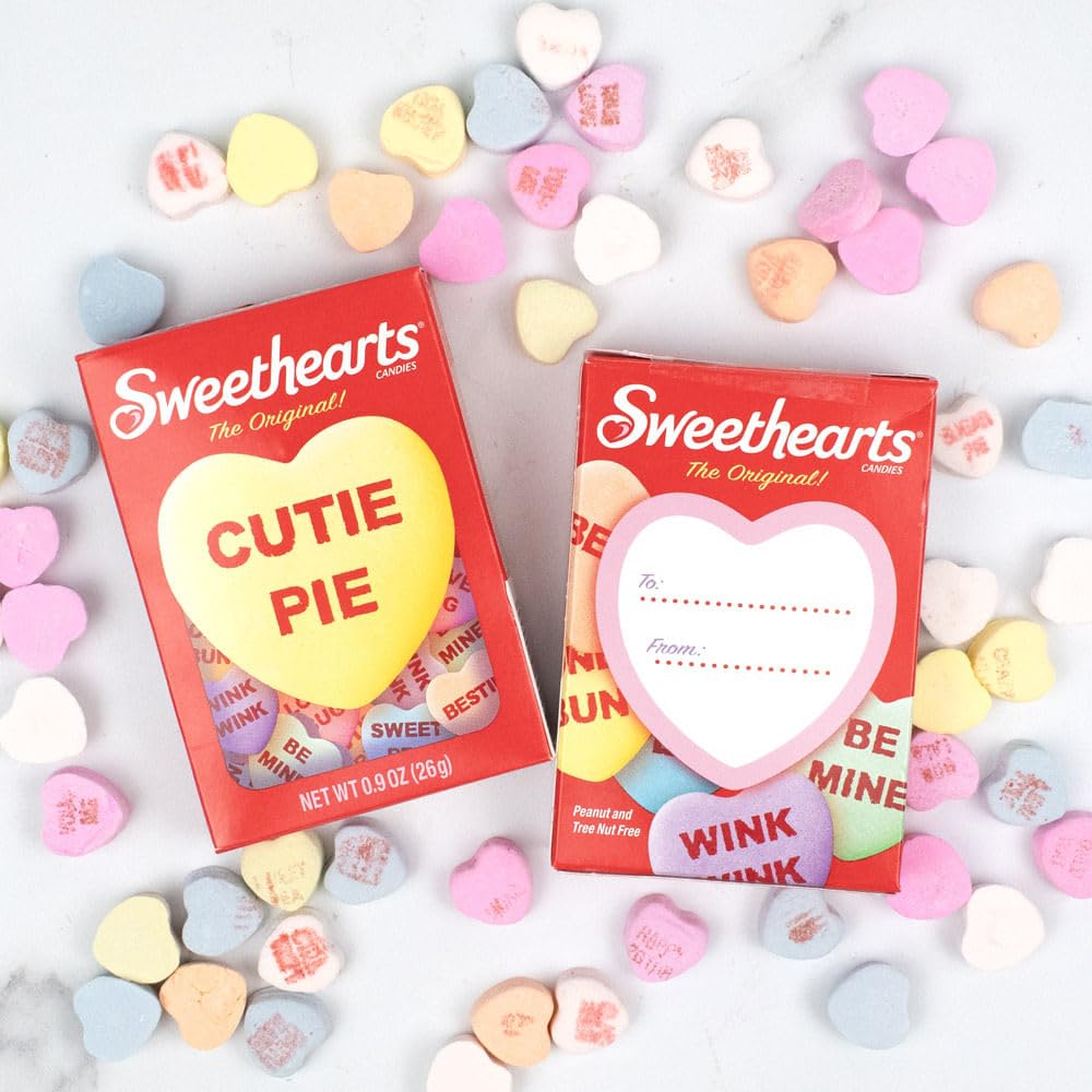 Sweethearts Classic Conversation Hearts Valentine'S Day Candy - 5 Boxes