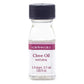 LorAnn Clove Leaf Oil Natural Flavor, 1 dram bottle (0.13 Fl Oz), Clear to Pale Yellow, Model 0080