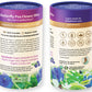 DelighTeas Organic Butterfly Pea Flower Tea with Ginger & Lemongrass, 16 Pyramid Tea Bags, USDA Organic, Vegan, Caffeine Free