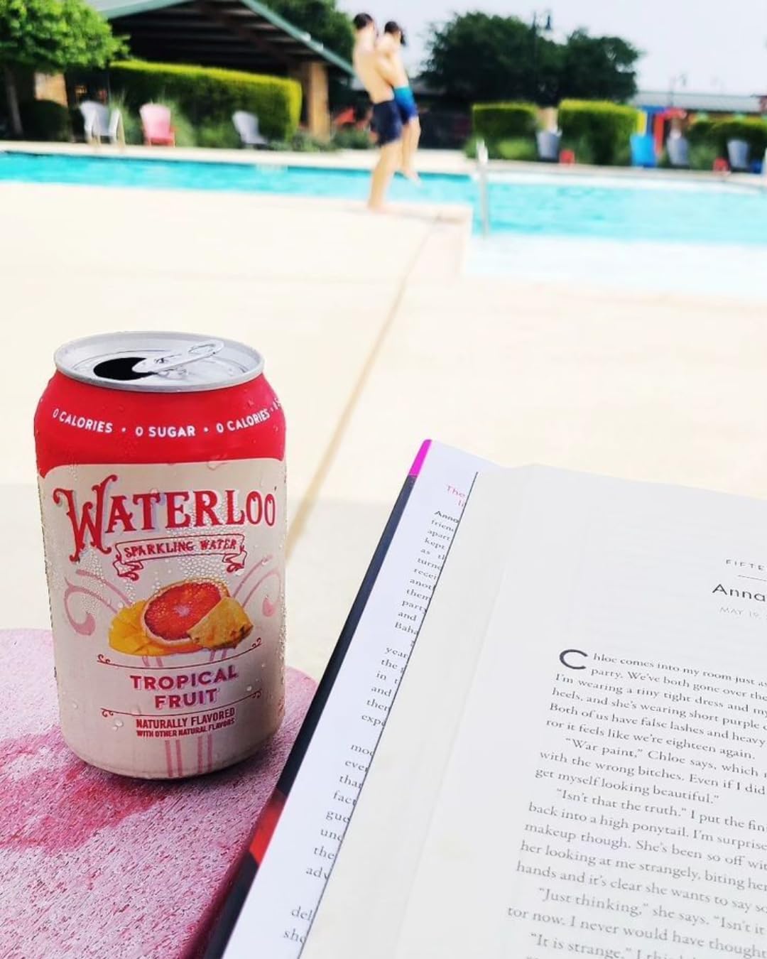 Waterloo Sparkling Water, Tropical Fruit Naturally Flavored, 12 Fl Oz Cans (Pack Of 12) - Zero Calories And Zero Sugar Or Sweete