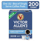 Victor Allens Coffee Decaf Donut Shop Blend, Medium Roast, 200 Count Single Serve Pods, Brown