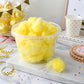 Alberts Cotton Candy – 12 Pack – Yellow Fluffy Sweet Treat – Resealable Tubs – Perfect For Parties & Events (Banana)