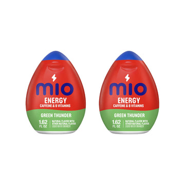 Mio Liquid Water Enhancer - Green Thunder, 24 Servings, 1.62 Fl Oz (Pack of 2)