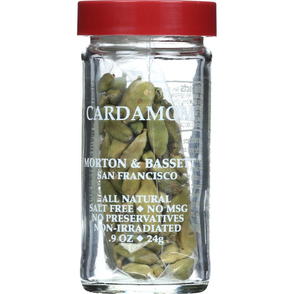 Morton & Bassett Cardamom, .9-Ounce Jars (Pack of 3)