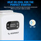 Gearwiz Sourdough Starter Home with Temperature Control - Compact Fermentation Box with Heat & Cool Modes - Fits 1L Jar - Bread