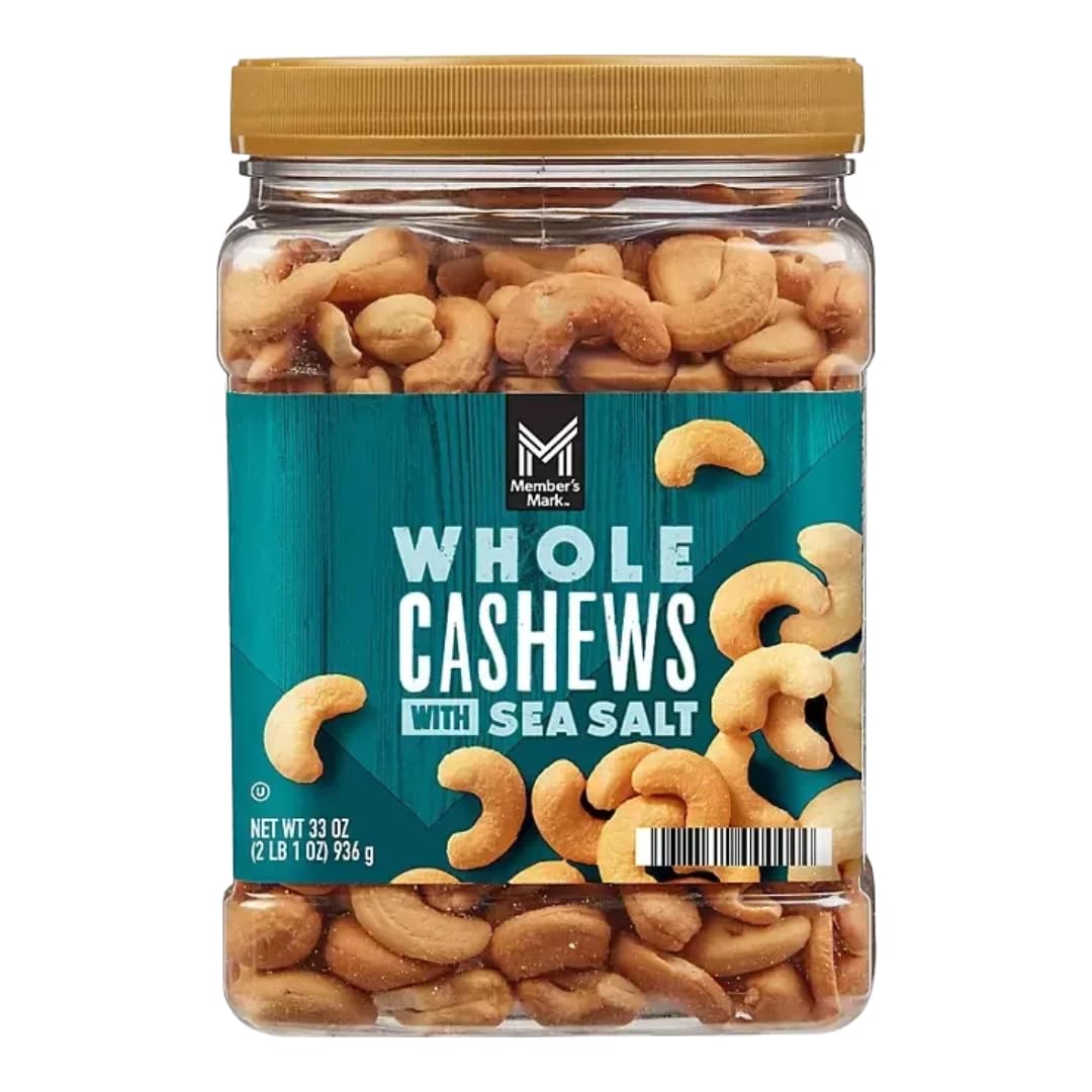 Roasted Cashews With Sea Salt  33 Oz (33 Ounce (1 Pack))