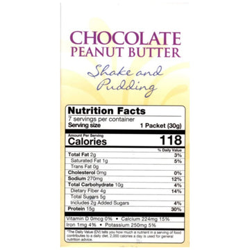 Fitwise - Meal Replacement Pudding Or Shake, Low Calorie, 15G Caseinate Protein, Aspartame Free, Low Fat, 7 Servings Per Box (Ch