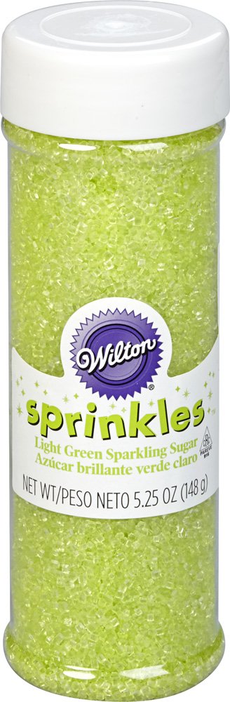 Wilton Sparkling Sugar Decorating Sprinkles, 5.25 Oz., Light Green