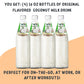 Pocas Coconut Milk Drink with Nata De Coco, 9.8 Fl Oz, Pack of 4, Original Flavor