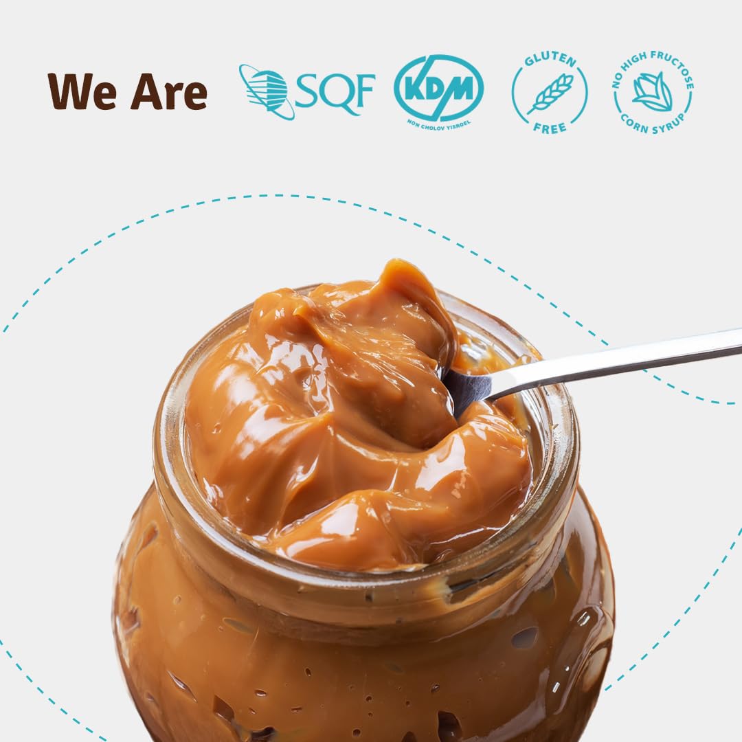 Nuuva Foods Dulce de Leche Caramel Spread - Authentic, Creamy, 5 lbs, Light Brown