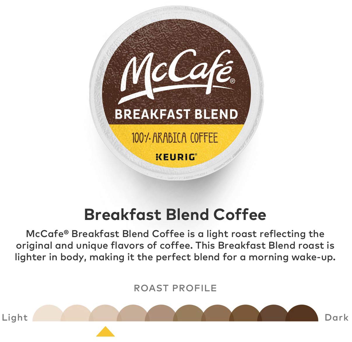 Mccafe Breakfast Blend K-Cup, 24/Bx