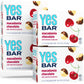 The YES Bar Macadamia Chocolate Plant-Based Protein Snack Bar 24 Count Vegan Gluten Free Low Sugar Keto Friendly