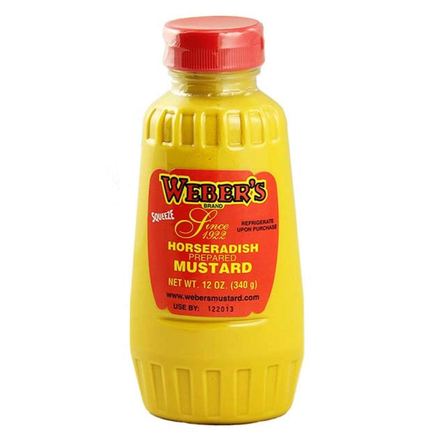Buffalo'S Own Weber'S Brand Horseradish Mustard Squeeze Bottle 12Oz.