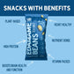 Fred's Farm Snacks Roasted Edamame - Sea Salt, Keto-Friendly, Low Calorie, High Protein (0.9oz, 10-Pack)
