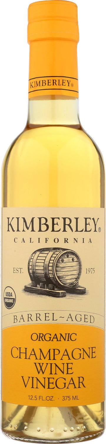 KIMBERLEY Organic Champagne Vinegar, 12.5 Fl Oz, Pack of 1