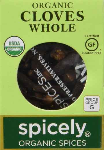 Spicely Organic Whole Cloves, 0.15 Oz