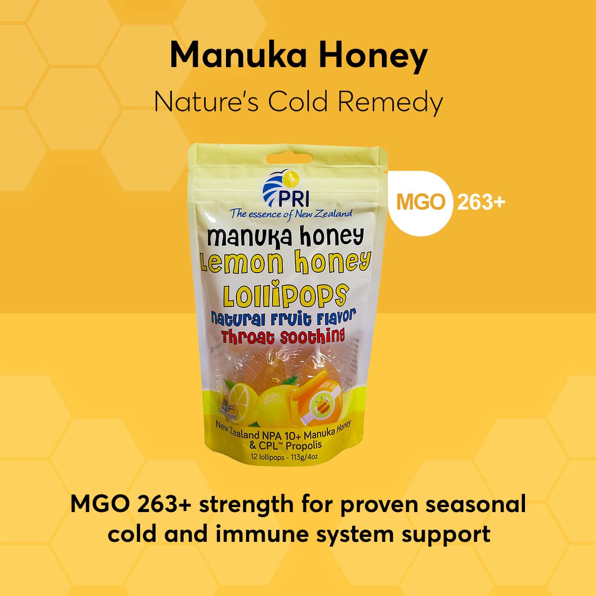 Pri Lollipops - Manufacturer Has Stopped Making Product Available (Lemon, 12Ct)