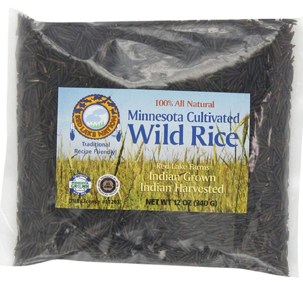 Red Lake Nation Wild Rice - 100% All Natural, 12 Count (Pack of 1)