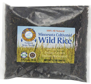 Red Lake Nation Wild Rice - 100% All Natural, 12 Count (Pack of 1)
