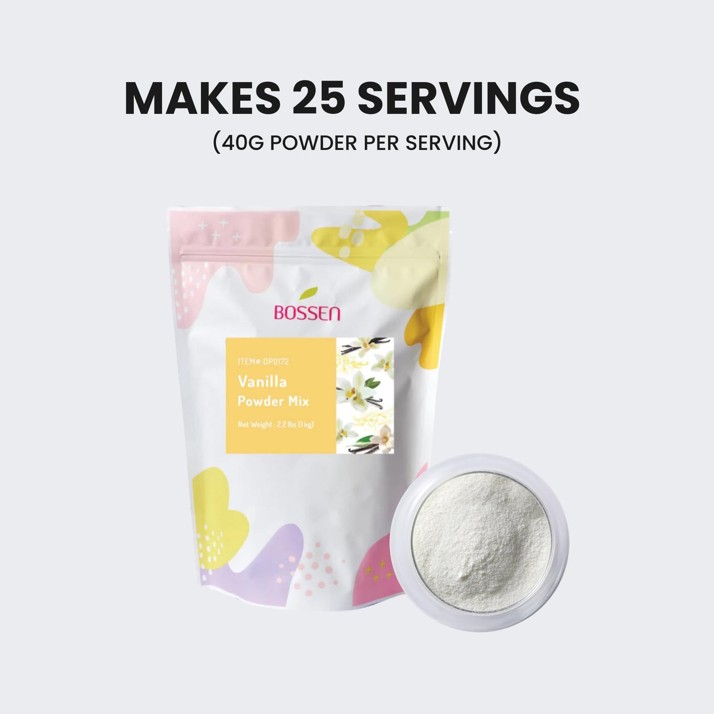 Bossen Bubble Tea Powder Mix (Vanilla)
