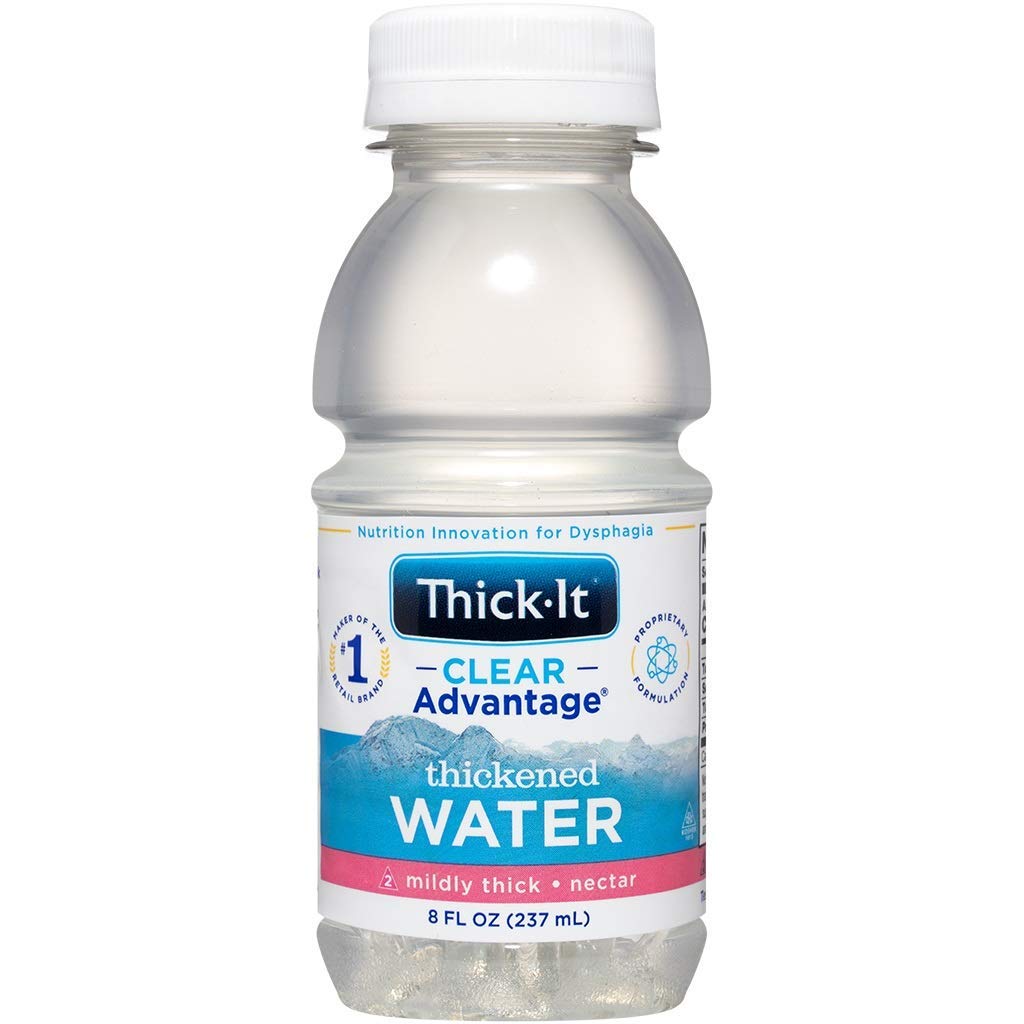Thick-It Mildly Thick Water, Nectar Consistency, 8 oz Bottle, Ready-to-Drink, Convenient Hydration