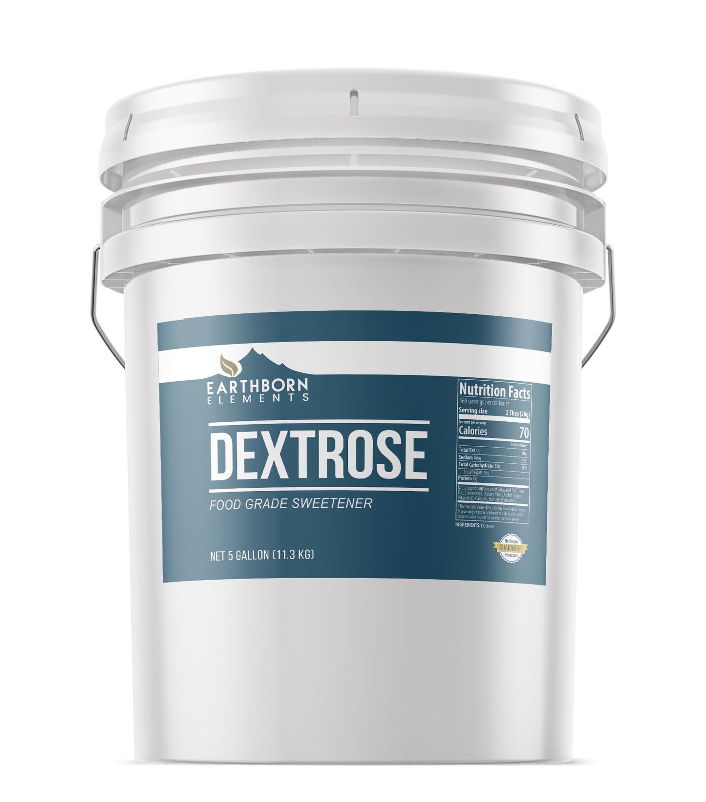 Earthborn Elements Dextrose Sugar Substitute, 400 Ounce (5 Gallon), Always Pure