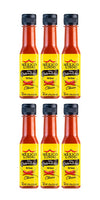 Mexico Lindo Chile De Arbol Hot Sauce Ingredients | 12,190 Scoville Level | Classic Flavor | 5 Fl Oz Bottles (Pack Of 6)