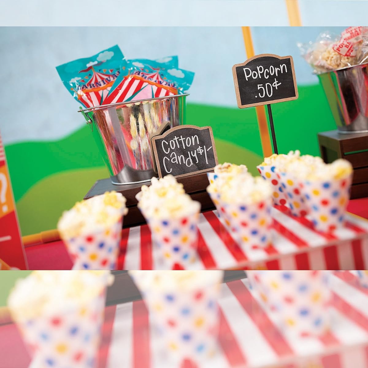 Lupy Lups! Carnival Cotton Candy - 12-Pack (1 Oz Per Bag) - Fluffy & Irresistible Treat For Any Occasion!