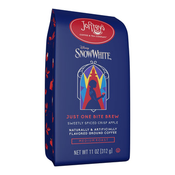 Joffreys Coffee - Disney Snow White Just One Bite Brew | Sweetly Spiced Crisp Apple Coffee, Medium Roast (Ground, 11oz)
