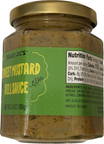 Trader Joe'S Sweet Mustard Dill Sauce (6.34 Oz)