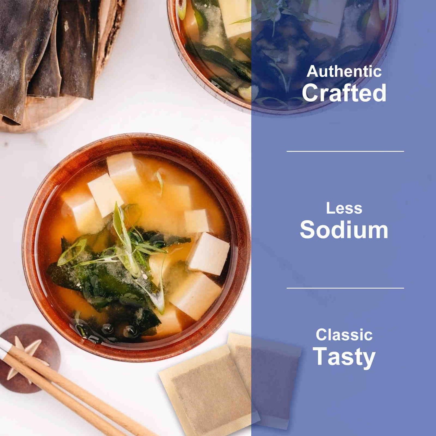Jayuss Japanese Dashi Packet, Traditional Dashi Soup Stock 8G  18Pacs, No Msg, No Additives 5 Natural Ingredients Perfect Base F