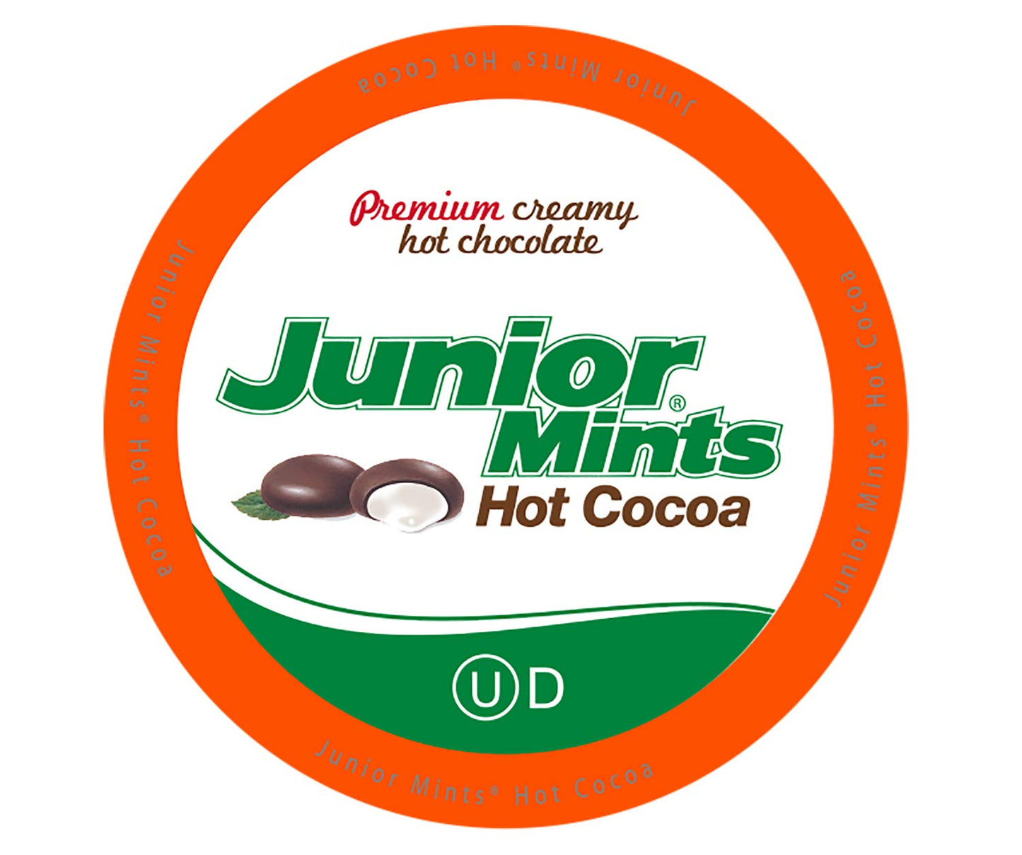 Junior Mint Hot Cocoa K-Cup Pods, 12 Count, Rich Brown, Model TR JM12P
