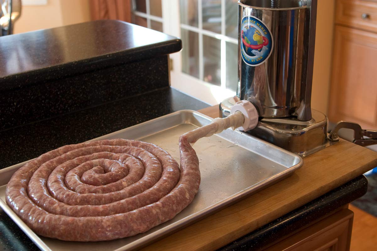The Sausage Maker - Natural Hog Sausage Casings 'Butcher Pack', 35-38 Mm (1 1/8''-1 1/4''), Makes 90 Lbs.