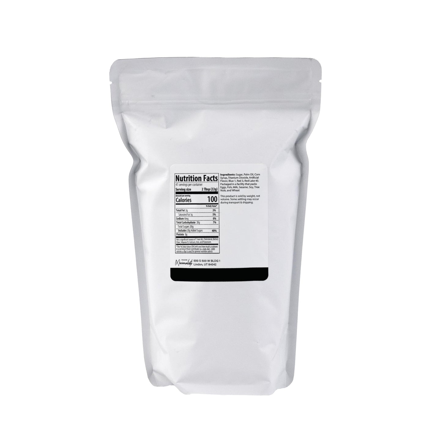 Minimalist Cotton Candy Crunch, Perfect for Snacking and Topping Desserts, Packaged for Convenience in a Resealable Bag (2 Pound