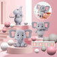 28 Pcs Elephant Cake Toppers Balls Cake Decorations Diy Cake Topper For Boy Girl Baby Shower Birthday Party Decorations (Pink)
