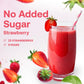 Dr. Smoothie 100% Crushed Strawberry - No Added Sugar, Made With Real Fruits/Fruit Juice - Vegan, No Artificial Colors Or Flavor