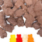 Sweetgourmet Milk Chocolate Covered Gummy Bears | Cherry, Orange, Pineapple, Strawberry/Banana | 1 Pound