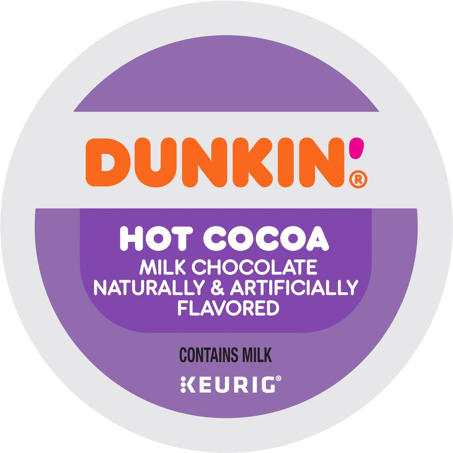 Dunkin Donuts Milk Chocolate Hot Cocoa K-Cup Pods, 22 Count Box