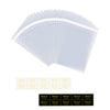 KASHME 200 Pcs Chocolate Bar Wrappers Set - Including 100 Pcs 4 x 8.3 Inch Plastic Chocolate Bar Packaging Bags and 100 Pcs Than