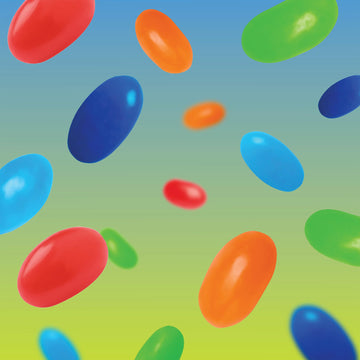 Sour Jelly Beans - 2 Pound Bulk Pack - Tart Fruit Flavored Candy