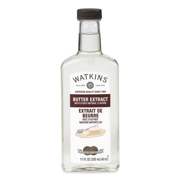 Watkins Butter Extract With Other Natural Flavors, 11 Oz. Bottle, 1 Count (Packaging May Vary)