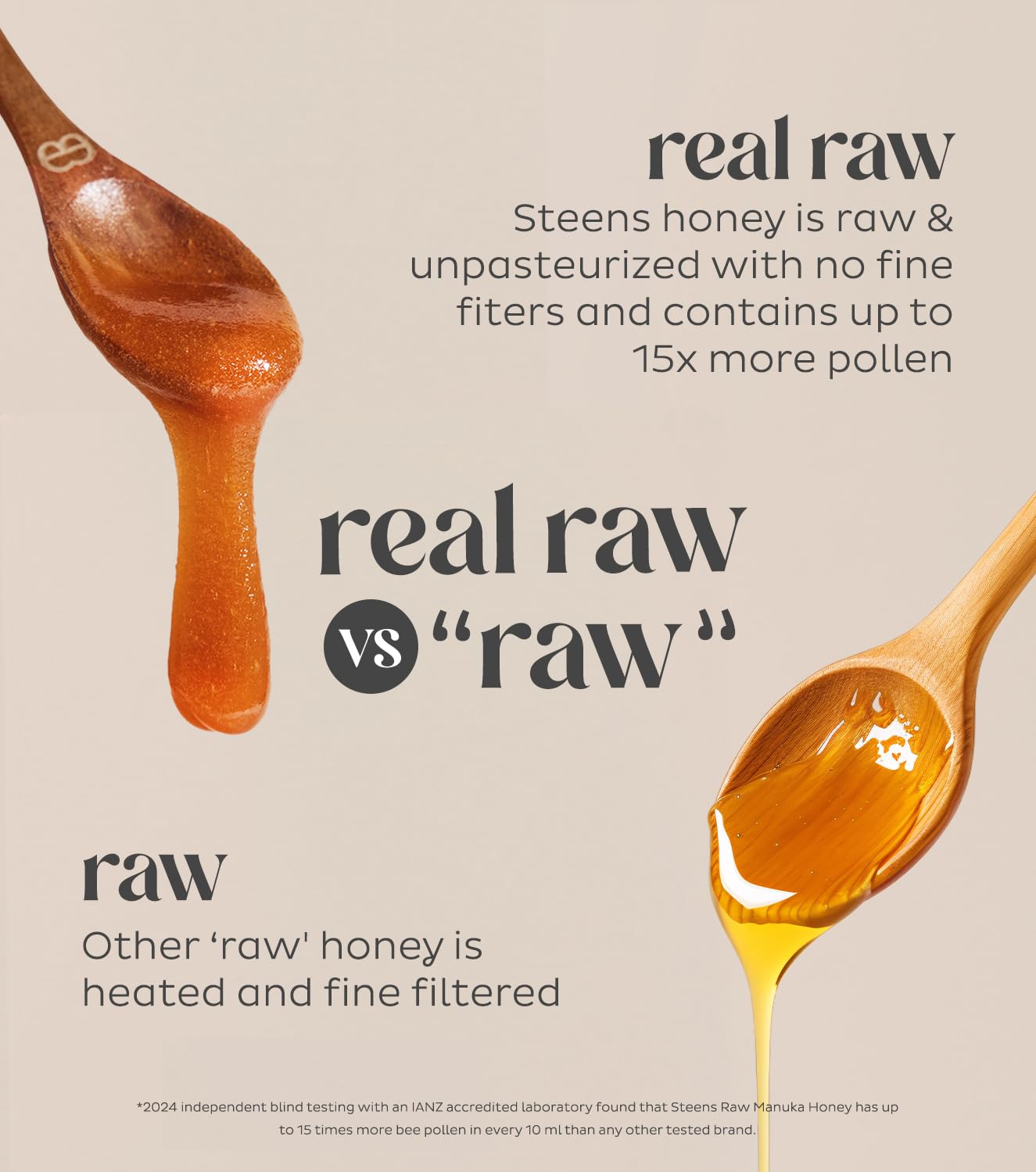 Steens Manuka Honey - MGO 85+ - Pure & Raw 100% certified multifloral Manuka Honey - Bottled and Sealed in New Zealand - 7.9 oz
