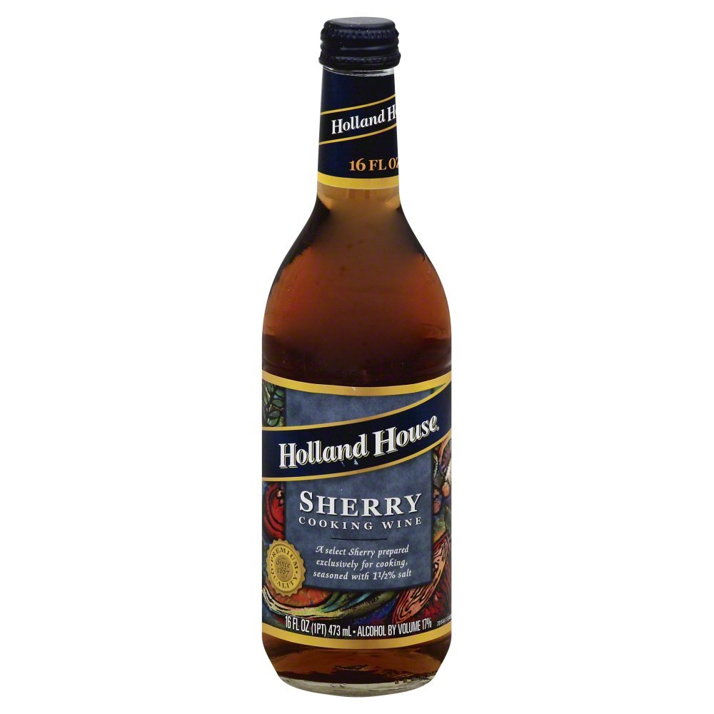 Holland House Cook Wine Sherry, 16 Fl Oz, Model 072412010090