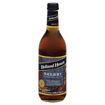 Holland House Cook Wine Sherry, 16 Fl Oz, Model 072412010090