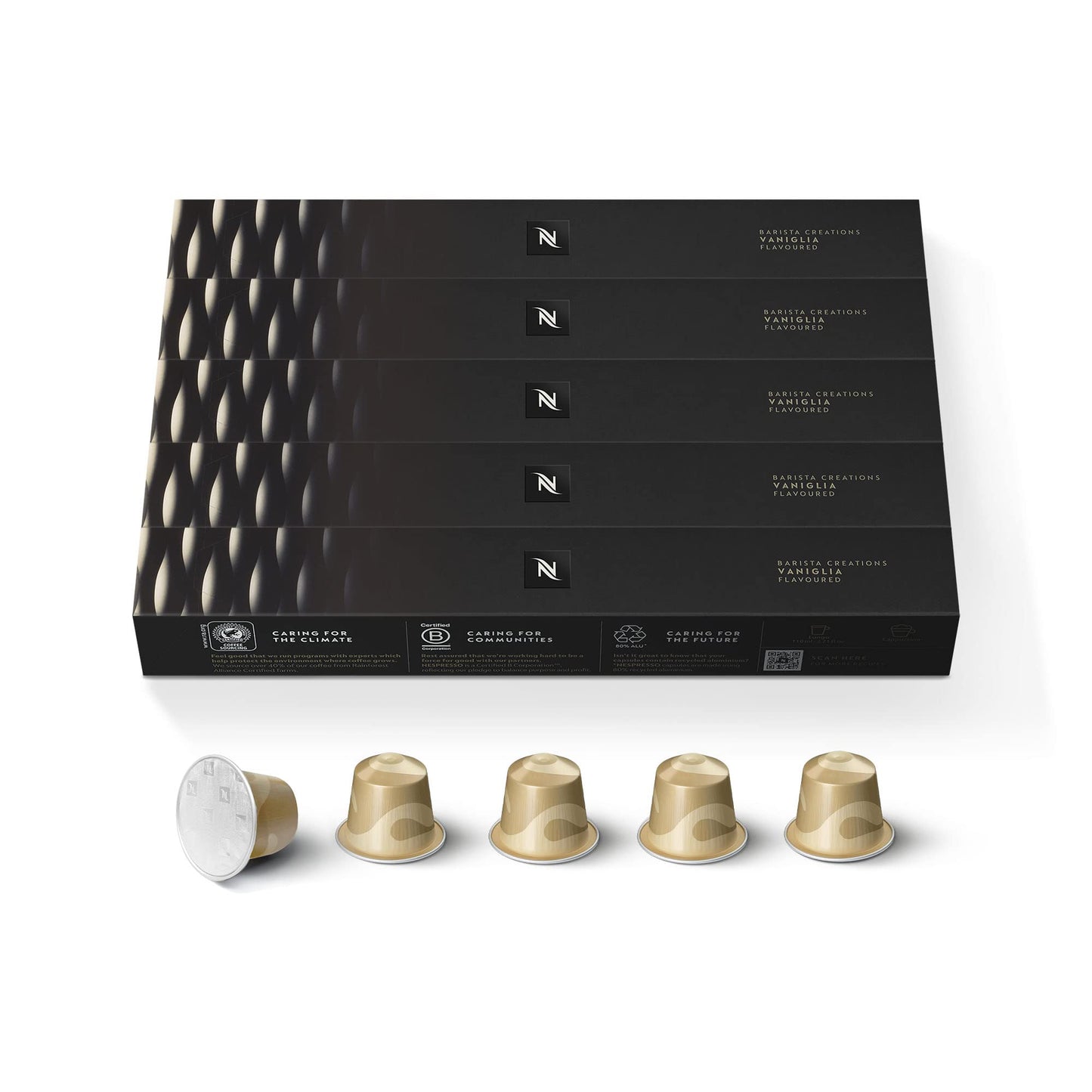 Nespresso Original Line Vaniglia Espresso Coffee Pods, Medium Roast, 50 Count