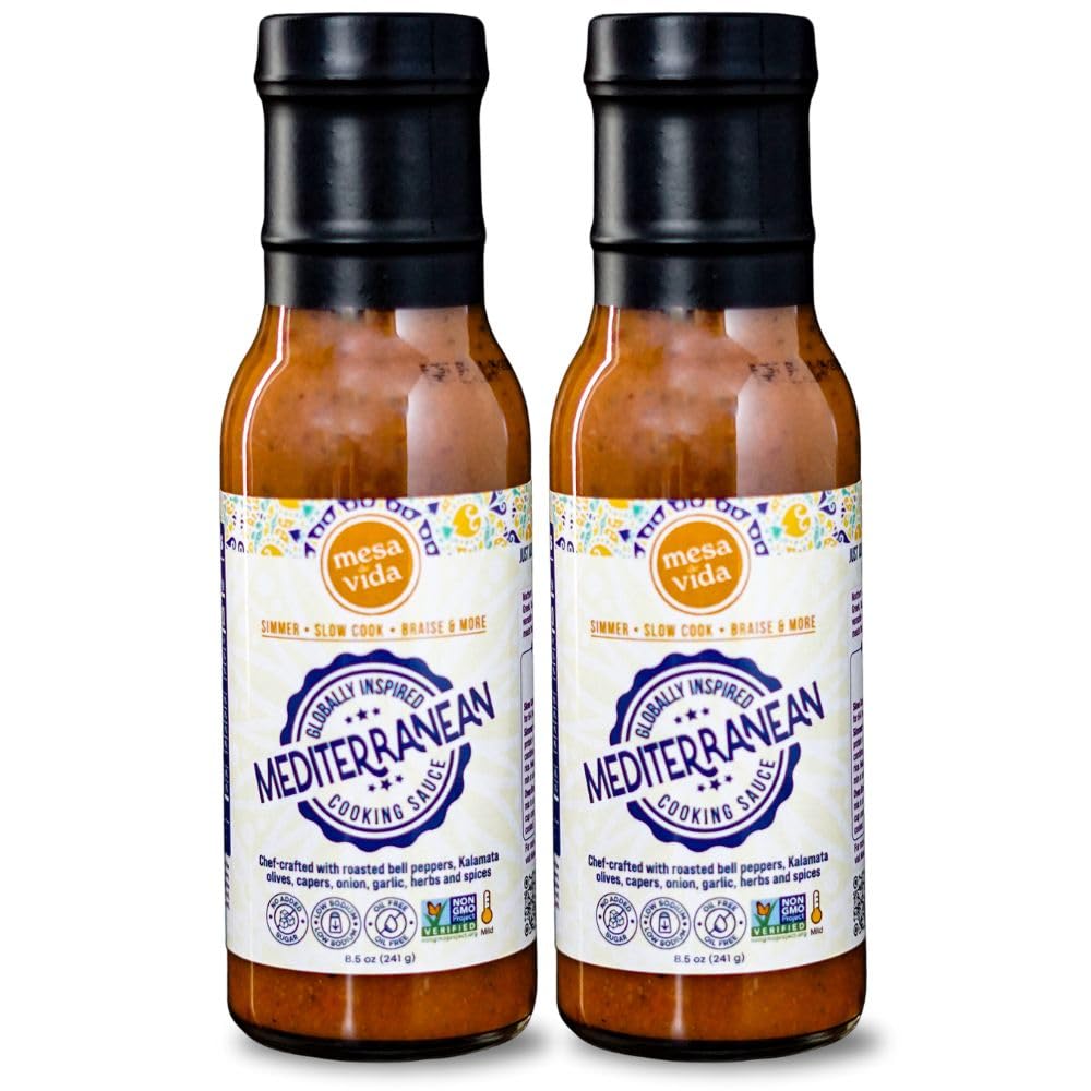 Globally Inspired Starter Sauce | Cooking Sauce | Plant-Based Oil Free Healthy Pantry Staples (Mediterranean Flavor Starter Sauc