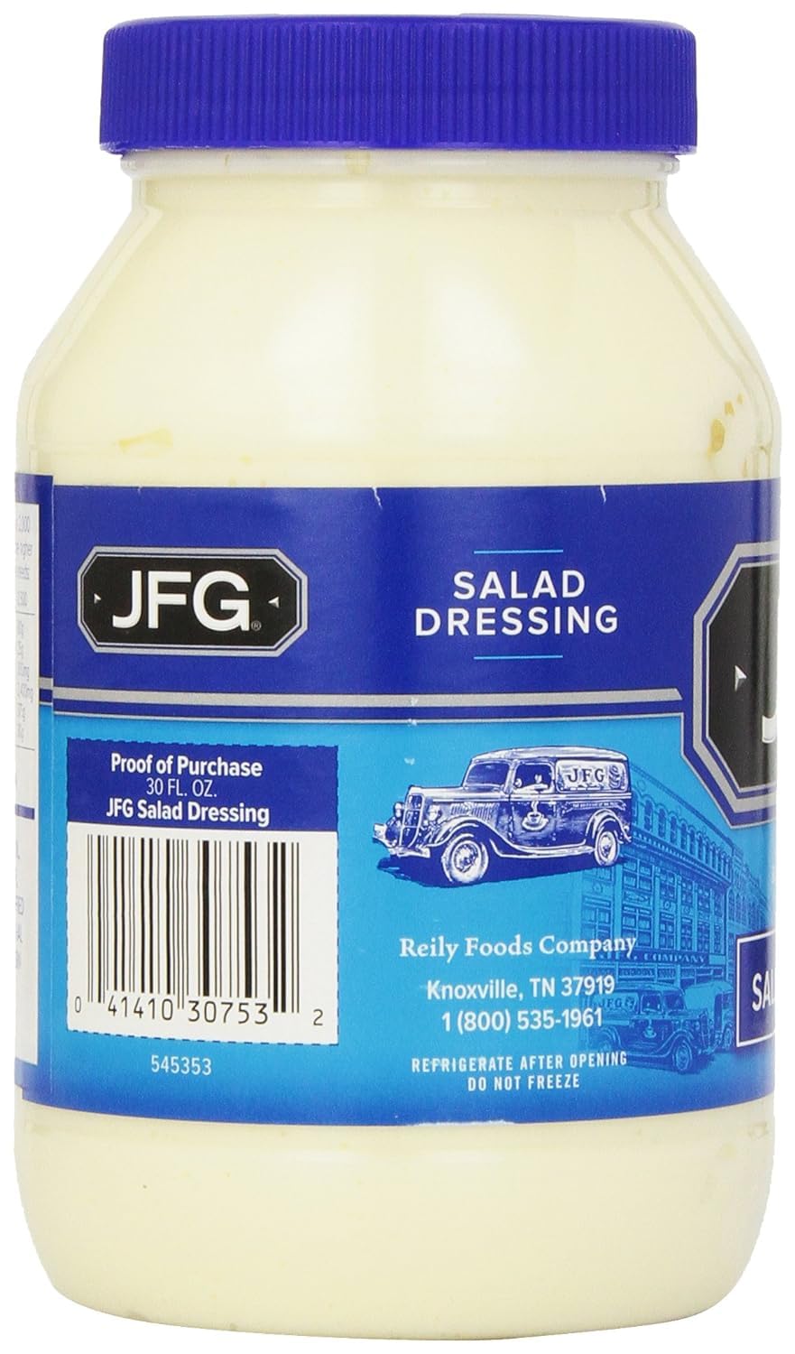 JFG Salad Dressing  Southern Classic Recipe with Paprika and Spices  30oz Jar (Pack of 4)